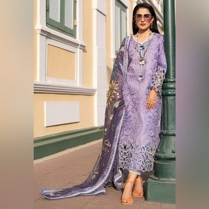 Pakistani mushq brand lawn dress
